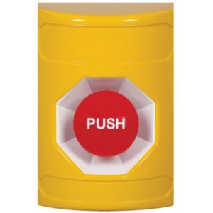 STI SS2204NT-EN Stopper Station – Yellow – Momentary – Push – No Label
